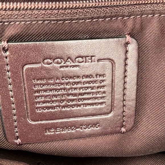 NIB - Coach Dalton 31 Polished Black Pebbled Leather Satchel 73545 - Picture 12 of 13